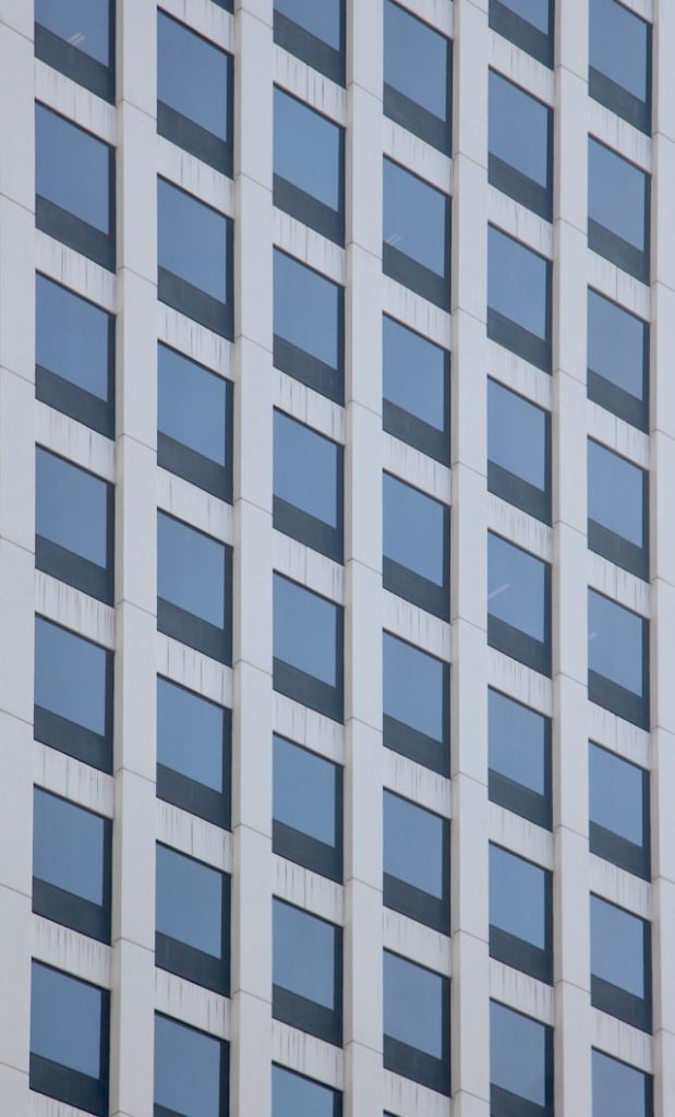 simple wall of windows