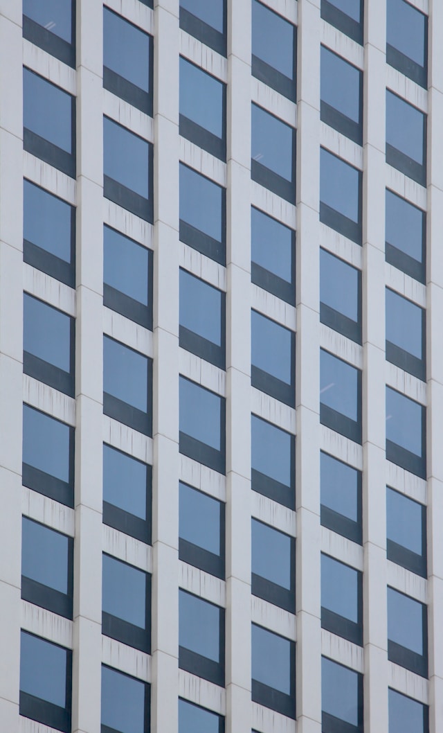 simple wall of windows