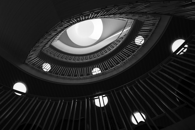 stairwell that looks like an eyeball