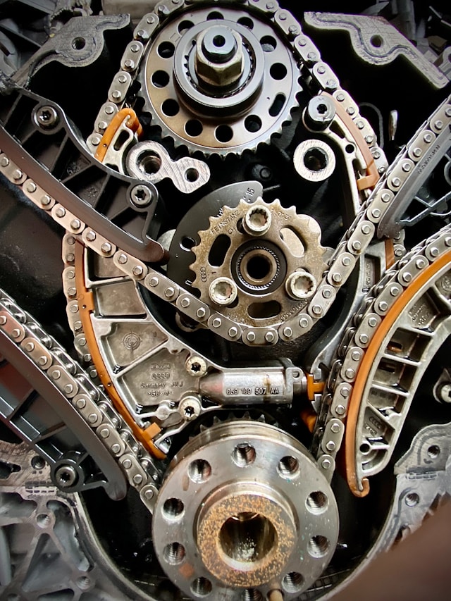 an engine interior