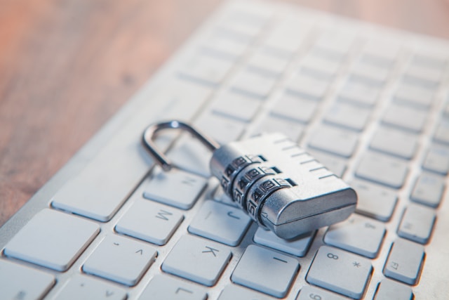 undone lock on a keyboard